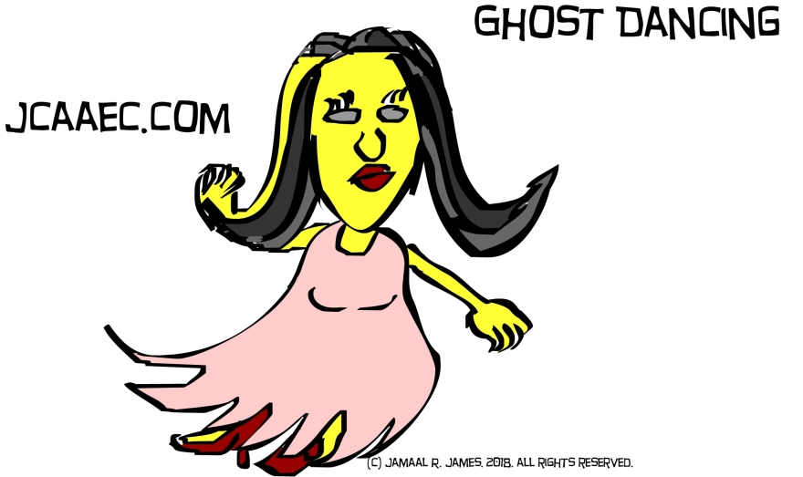 Ghost dancing and prancing-james creative arts and entertainment company-jcaaec-character design